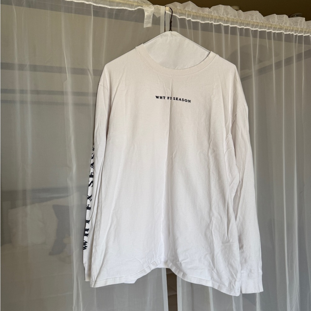 White Fox Boutique Heavy Duty White Long Sleeve Tee